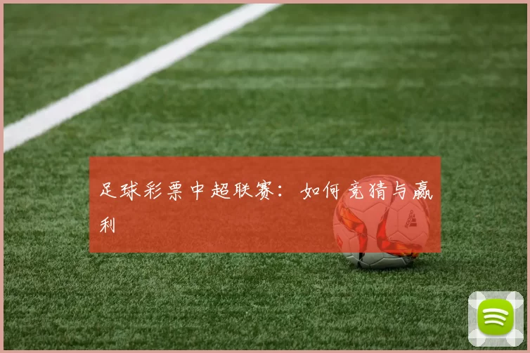 足球彩票中超联赛：如何竞猜与赢利